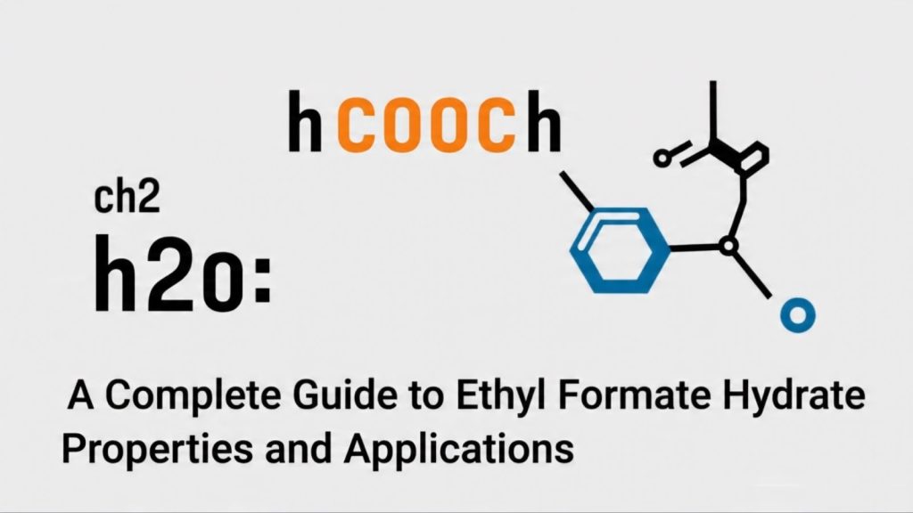hcooch ch2 h2o: A Complete Guide to Ethyl Formate Hydrate Properties and Applications