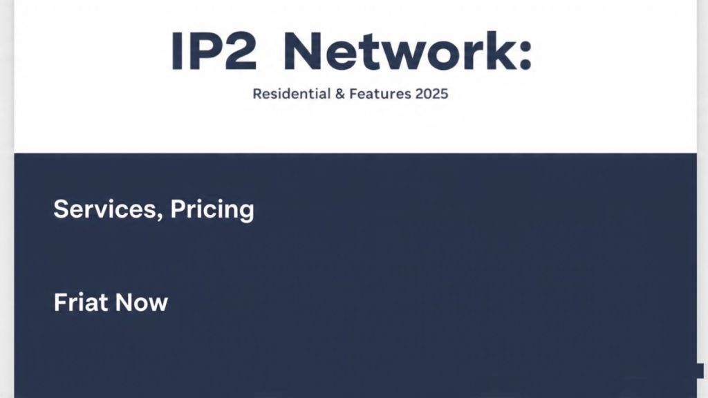 IP2 Network: Residential Proxy Services, Pricing & Features 2025